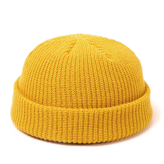 Knitted Hats For Women Skullcap Men Beanie Hat Winter Retro - Image 5