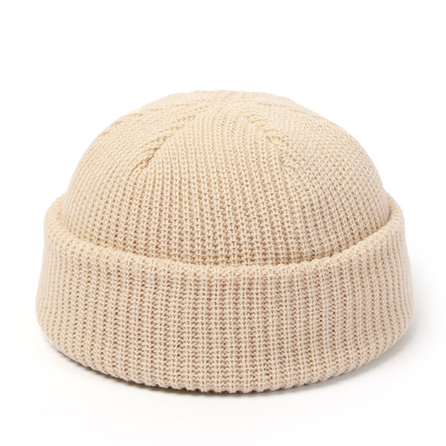 Knitted Hats For Women Skullcap Men Beanie Hat Winter Retro - Image 6