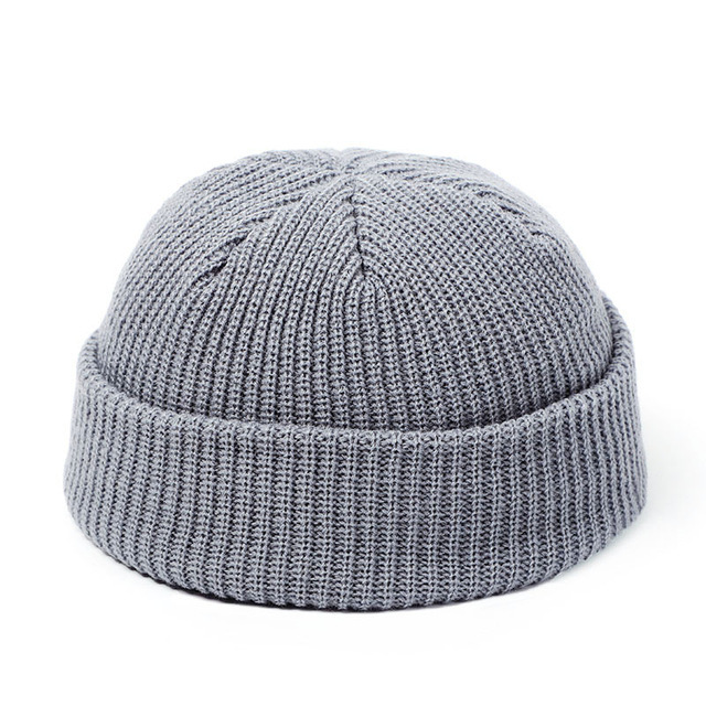 Knitted Hats For Women Skullcap Men Beanie Hat Winter Retro - Image 7
