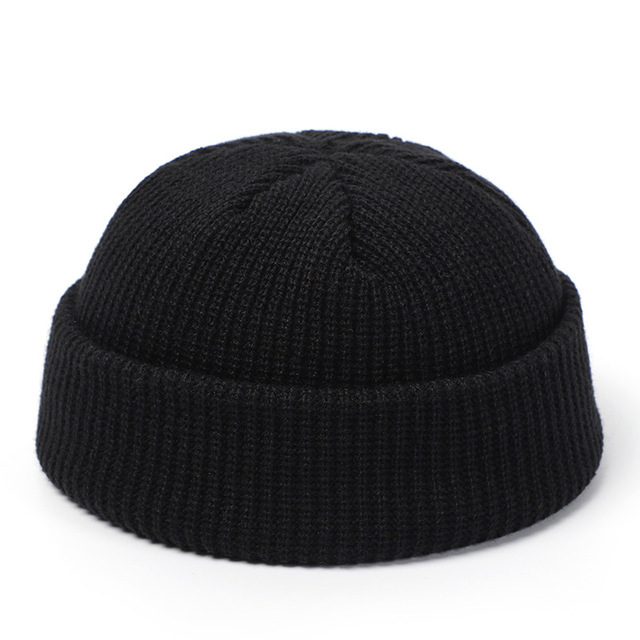 Knitted Hats For Women Skullcap Men Beanie Hat Winter Retro - Image 9
