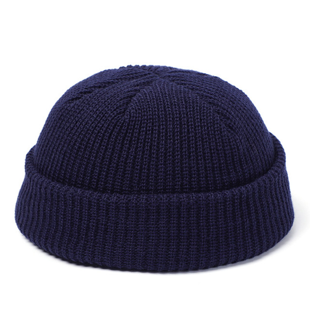 Knitted Hats For Women Skullcap Men Beanie Hat Winter Retro - Image 8