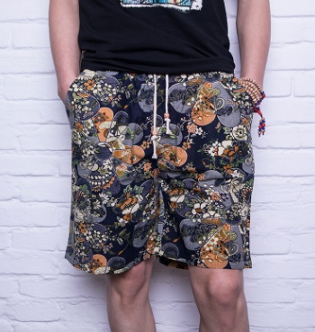Men Linen Beach Shorts - Image 4
