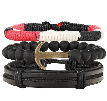 Fashion Beaded Leather Bracelets And Bracelets - Image 7