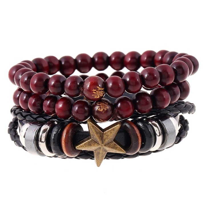 Fashion Beaded Leather Bracelets And Bracelets - Image 10
