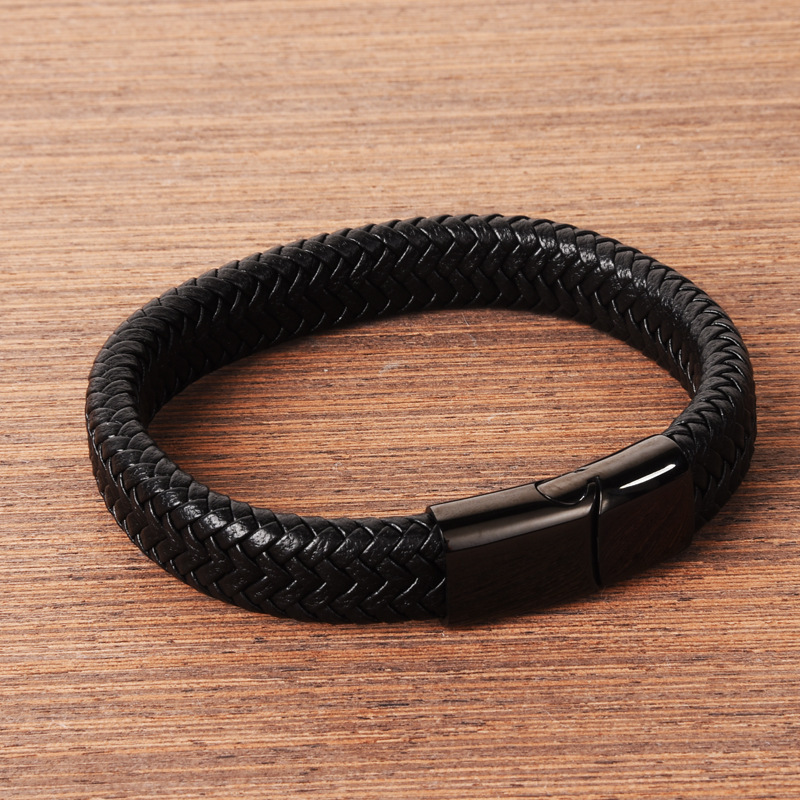 Classic Men Leather Bracelets - Image 3
