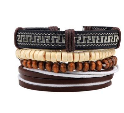 Fashion Beaded Leather Bracelets And Bracelets - Image 8