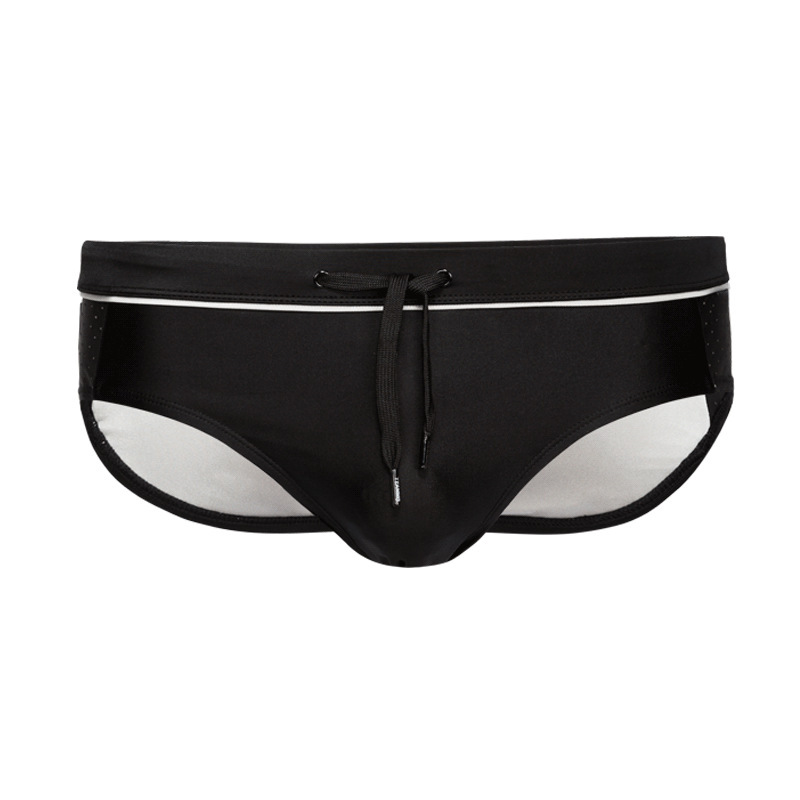 Men's Sexy Mesh Stitching Swim Briefs - Image 2
