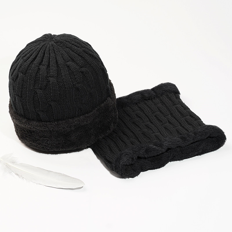 Woolen Hats For Middle-aged And Elderly Men In Winter Thicken Men's Knitted Hats For The Elderly - Image 5