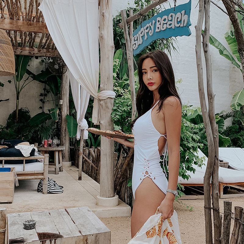 Gather Cute Fashion Sexy Conservative Swimwear - Image 2