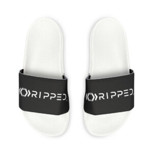 Ripped Men's Slide Sandal(Black/White)