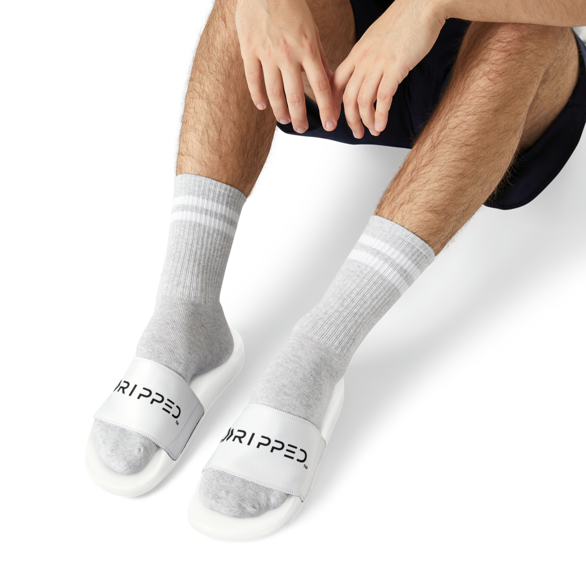Ripped Men's Slide Sandal - Image 9