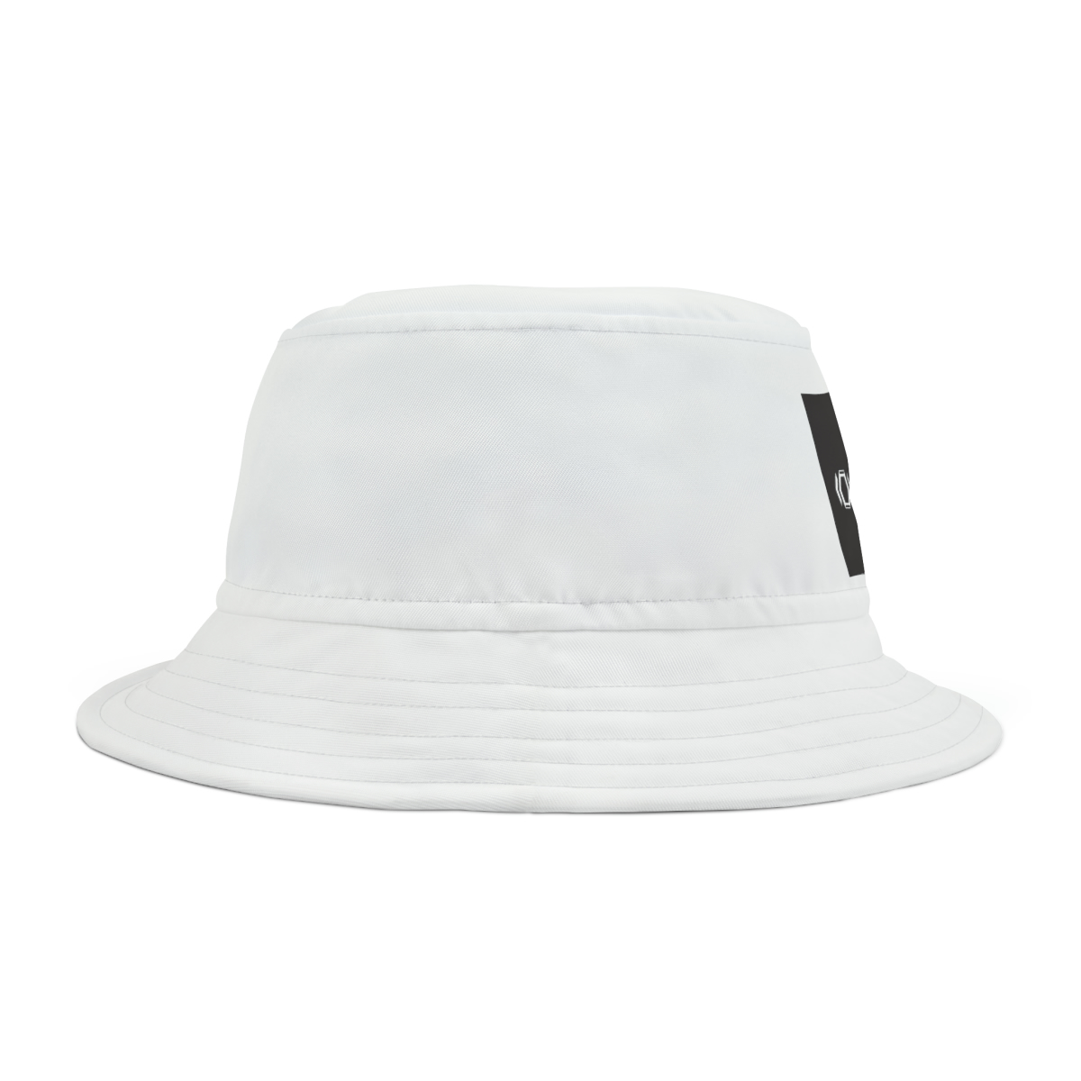 Ripped Bucket Hat (Black/White) - Image 2