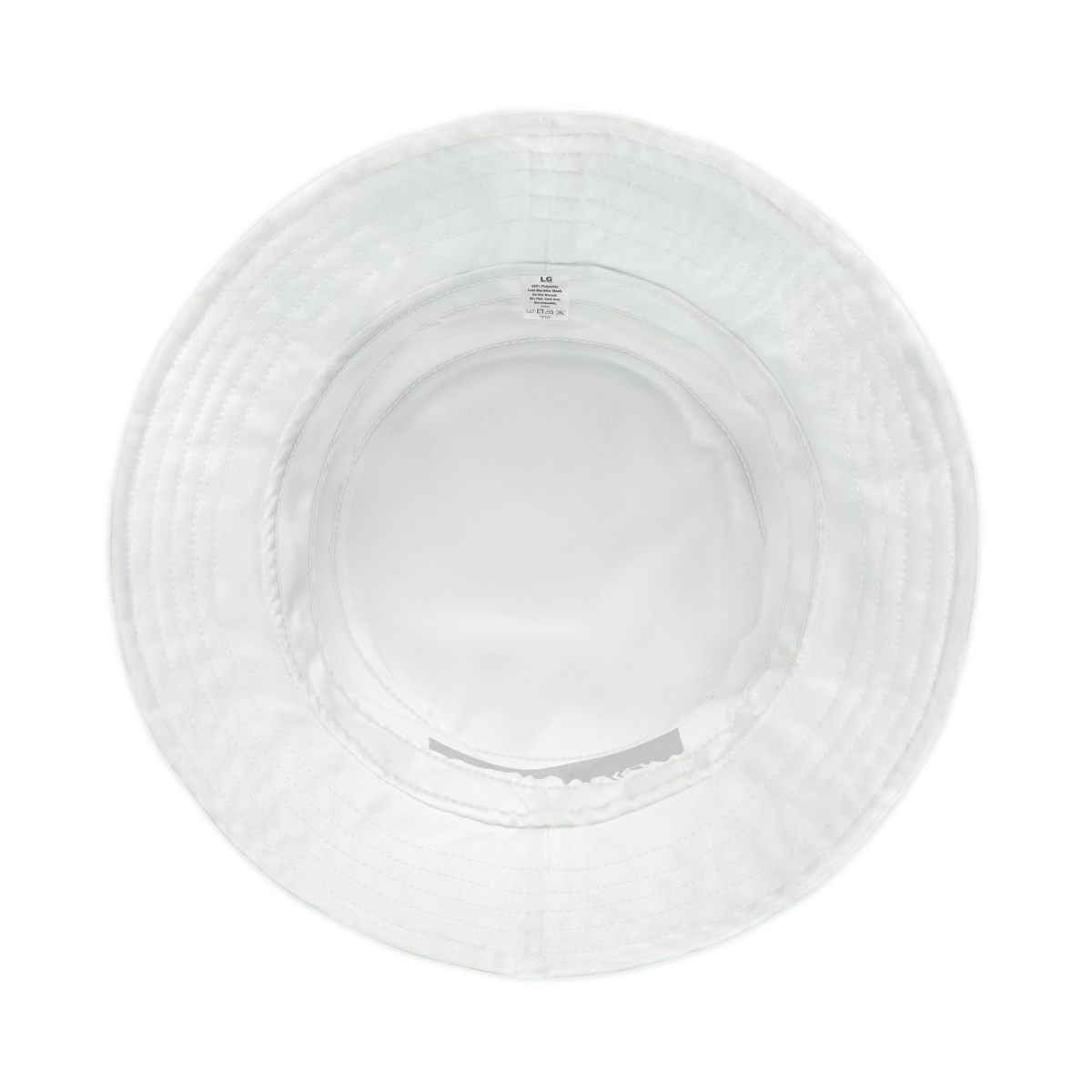 Ripped Bucket Hat (Black/White) - Image 5