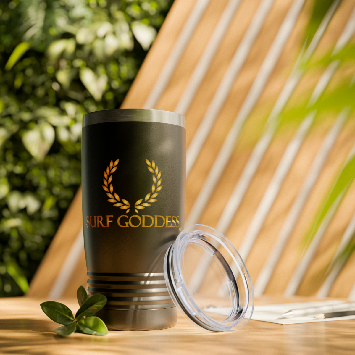 Surf Goddess Laurel Tumbler, 20oz - Image 7
