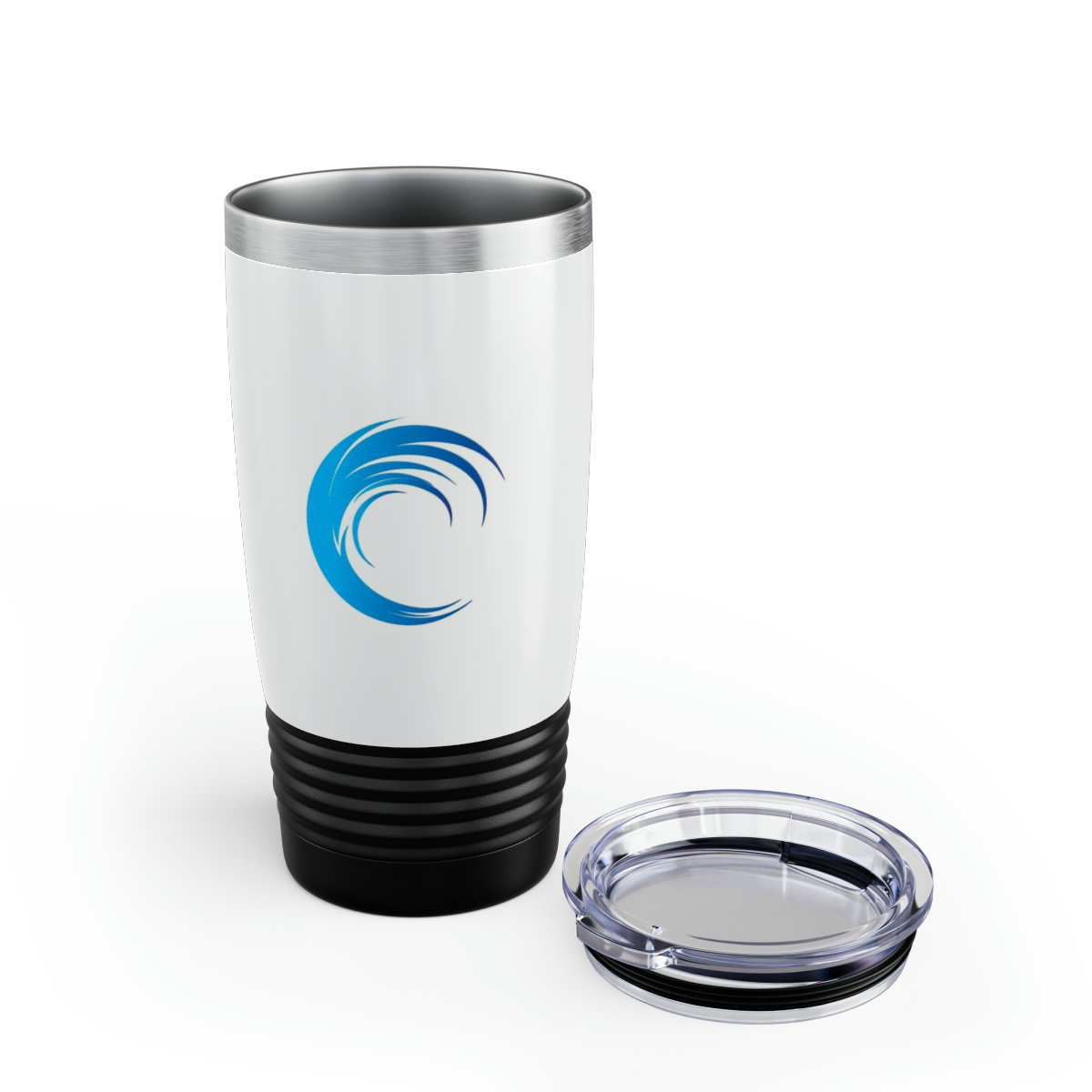 Rippn Surf Wave Tumbler, 20oz(Black/White) - Image 5