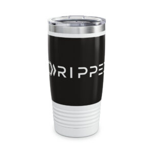 Ripped Tumbler, 20oz(Black/White)