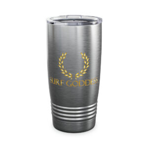 Surf Goddess Laurel Steel Tumbler, 20oz