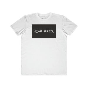 Ripped Men's Lightweight Tee(Black/White)