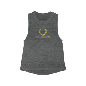 Surf Goddess Women's Flowy Tank(Grey)