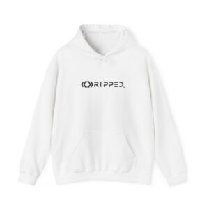 Ripped White Universal Graphic Hoodie