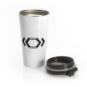 Ripped Hex Stainless Steel Travel Mug