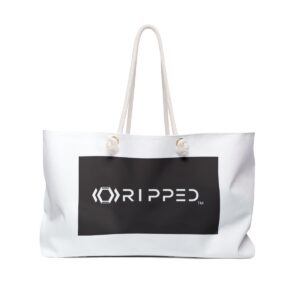 Ripped Weekender Bag(Black/White)