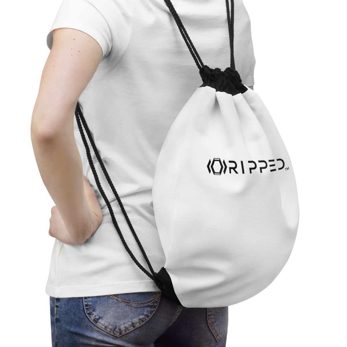 Ripped Drawstring Bag - Image 4