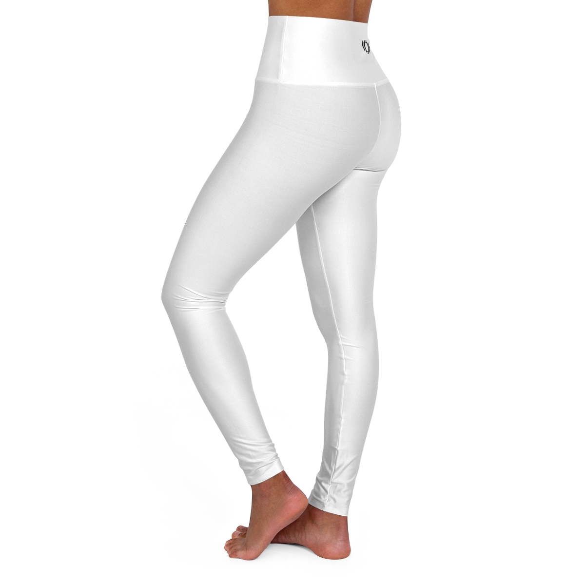 Ripped Upper Backside Frontside High Waisted Leggings - Image 3