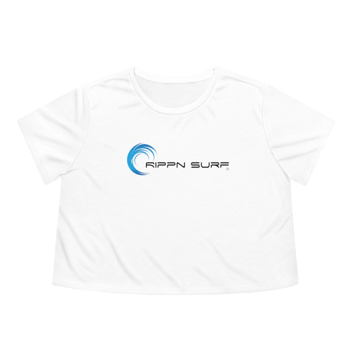 Rippn Surf Women's Flowy Cropped Tee - Image 2