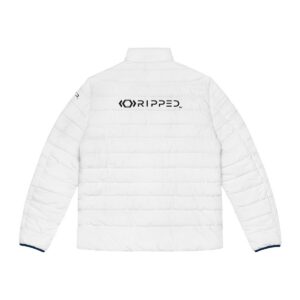 Ripped Back Men's Puffer Jacket