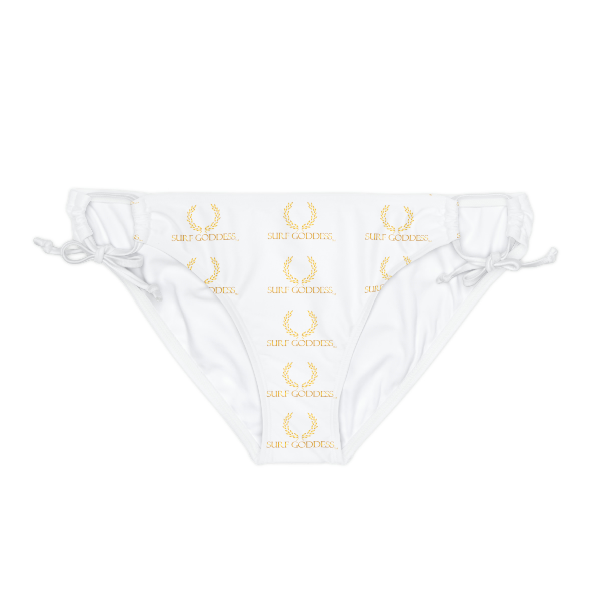 Surf Goddess Front Laurels And Back Laurel Loop Tie Side Bikini bottom - Image 2
