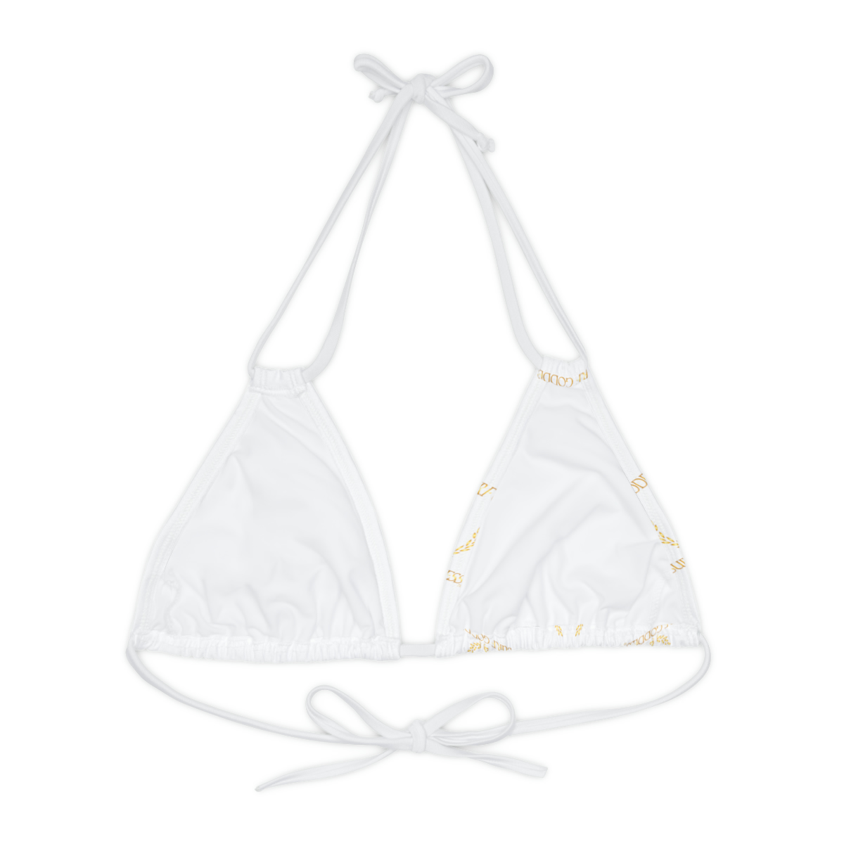 Surf Goddess Single Side Laurel Strap Triangle Bikini Top - Image 3