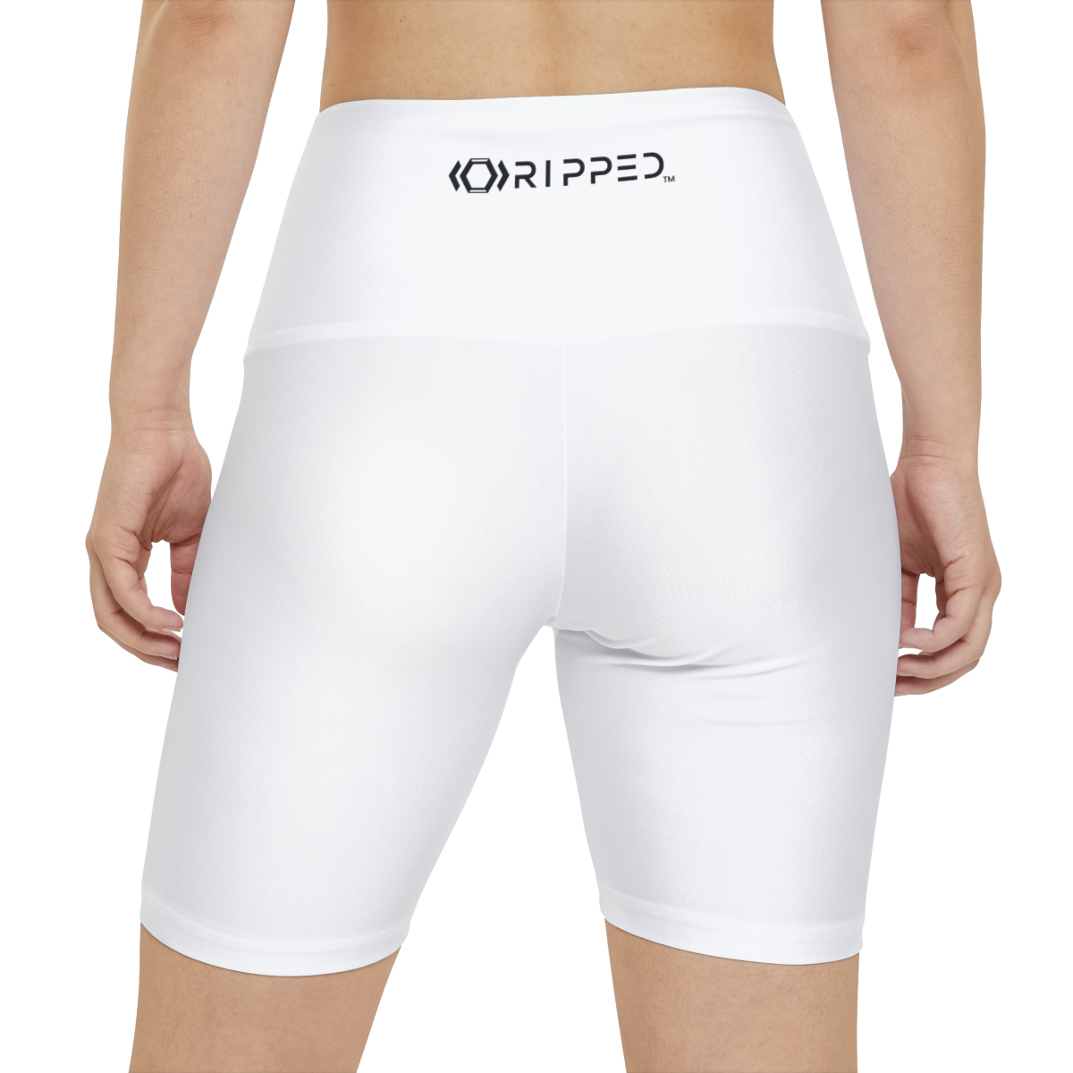 Ripped Backside and Front Women's Workout Shorts - Image 4