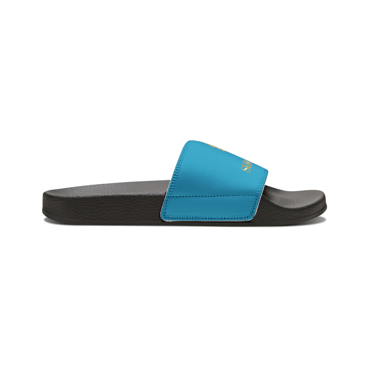 Surf Goddess Ocean Wave Blue Sandals(Dark Soled) - Image 6