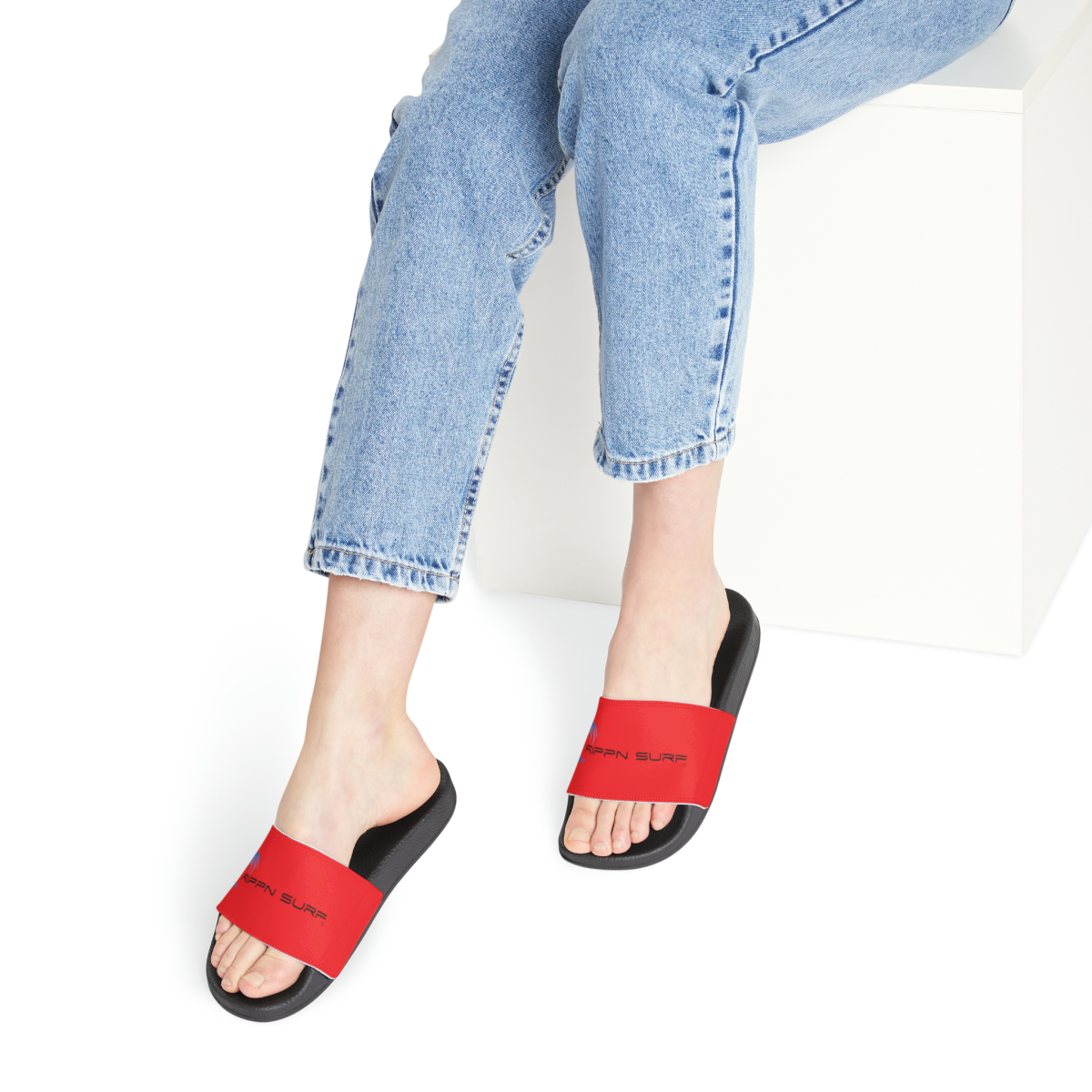 Rippn Surf Fire Red Women’s Sandals(Dark Soled) - Image 10