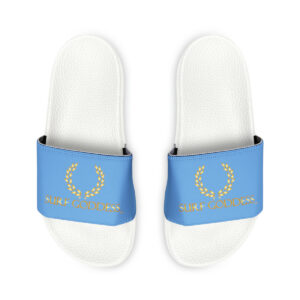 Surf Goddess Light Ocean Wave Blue Sandals
