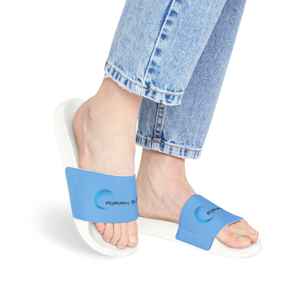 Rippn Surf Light Ocean Blue Women’s Sandals - Image 9