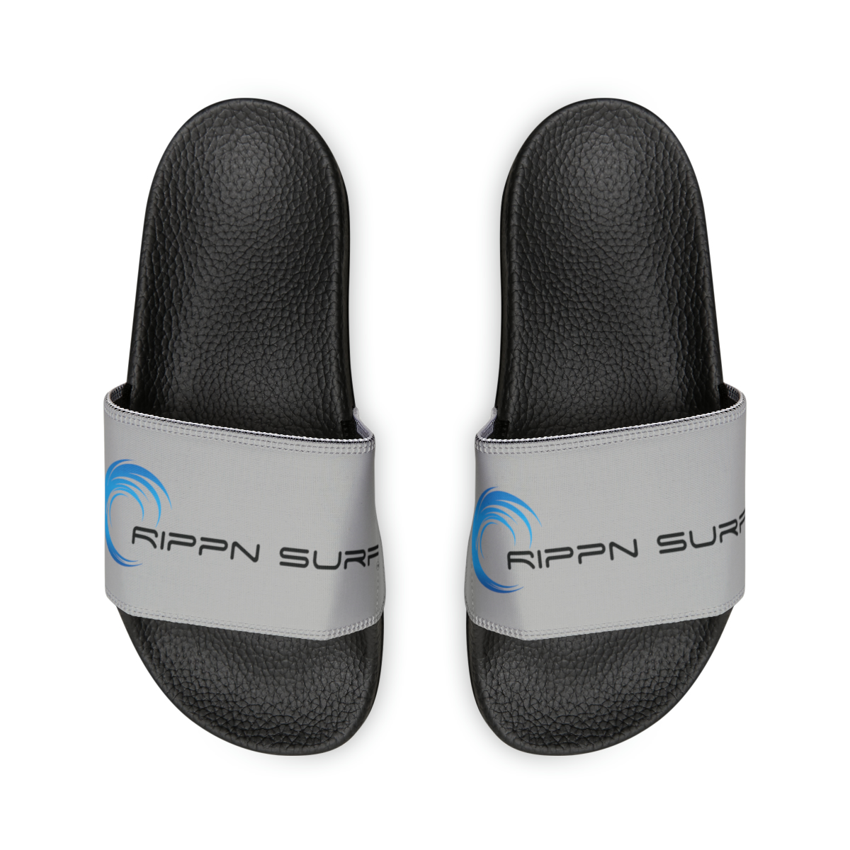 Rippn Surf Silver Men’s Chill Slide Sandals(Dark Soled)