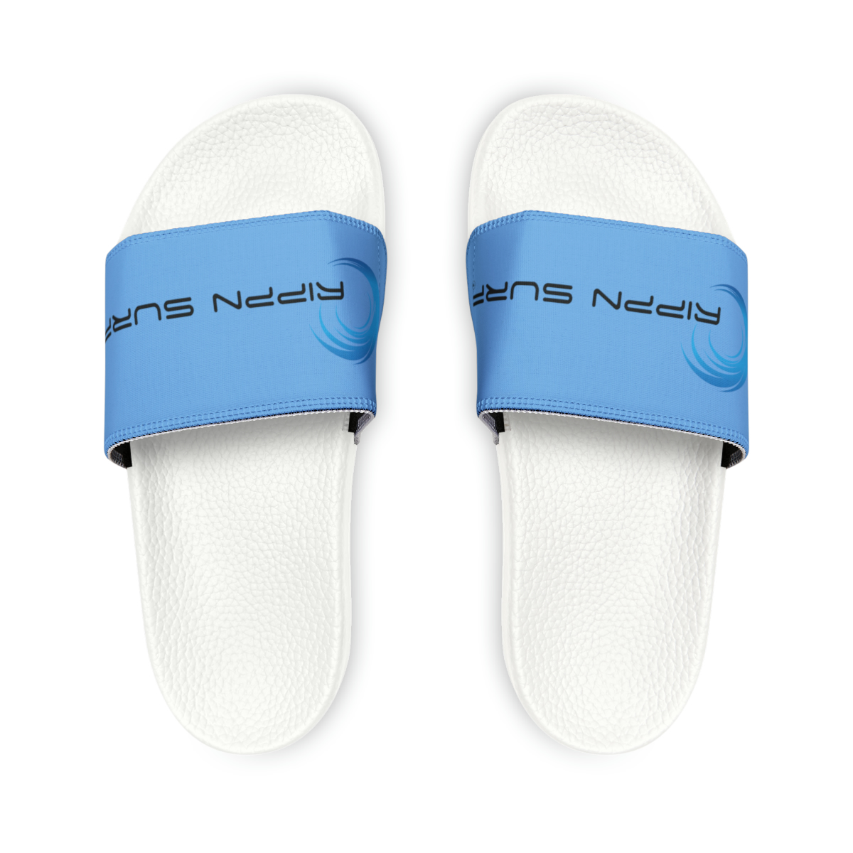 Rippn Surf Light Ocean Blue Men’s Chill Slide Sandals - Image 2