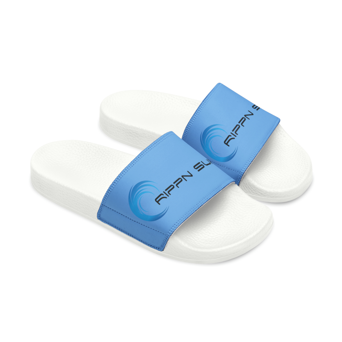 Rippn Surf Light Ocean Blue Men’s Chill Slide Sandals - Image 7