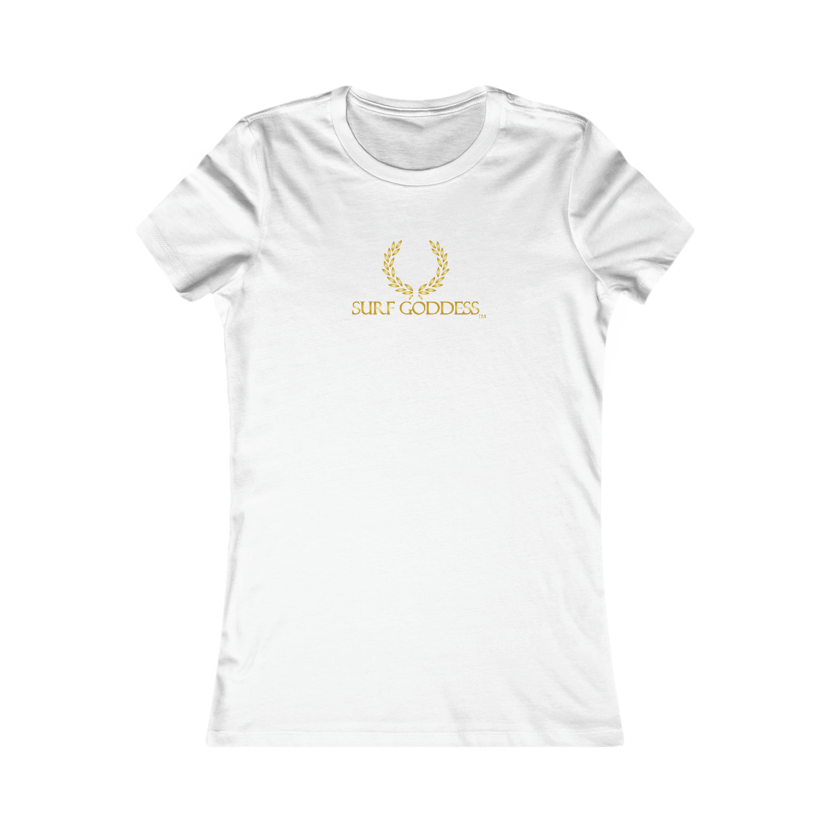 Surf Goddess White Laurel Women's Tee