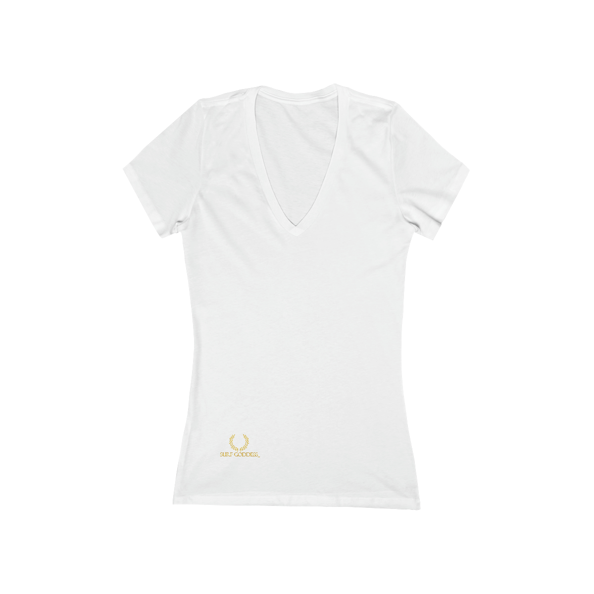 Surf Goddess Women’s Short Sleeve Deep V-Neck Tee