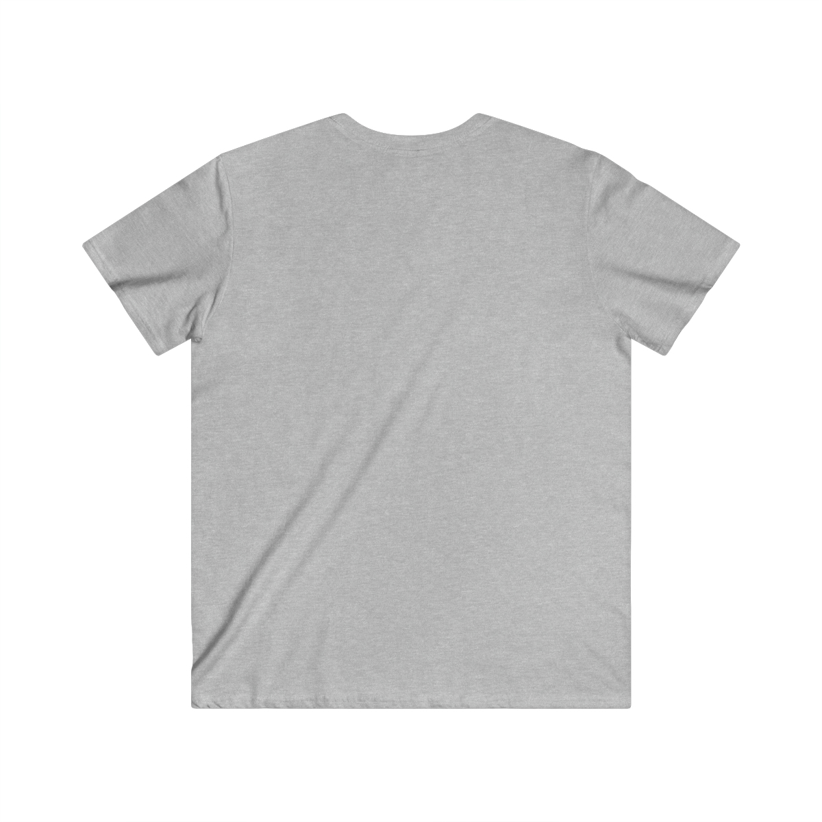 Rippn Surf Men's Grey Fitted V-Neck Short Sleeve Tee - Image 2