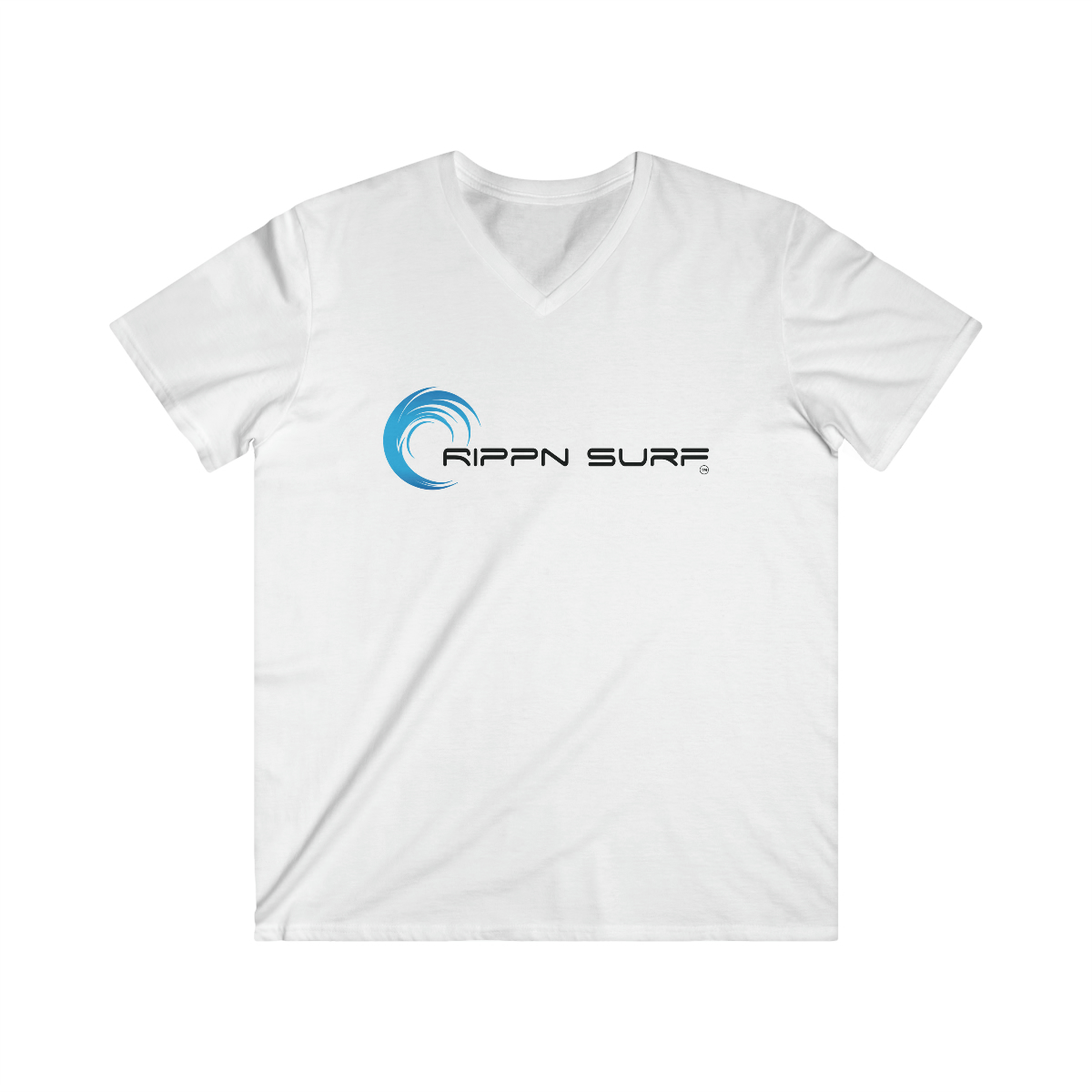Rippn Surf Men's Fitted V-Neck Short Sleeve Tee