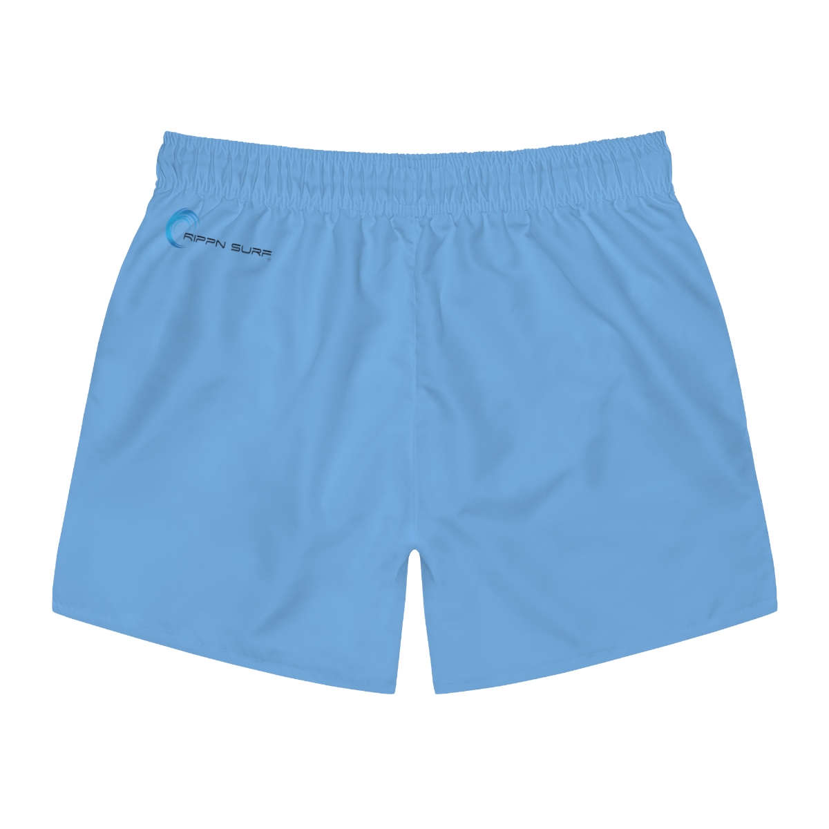 Rippn Surf Ocean Blue Vert Wave Men’s Swim Trunks - Image 15