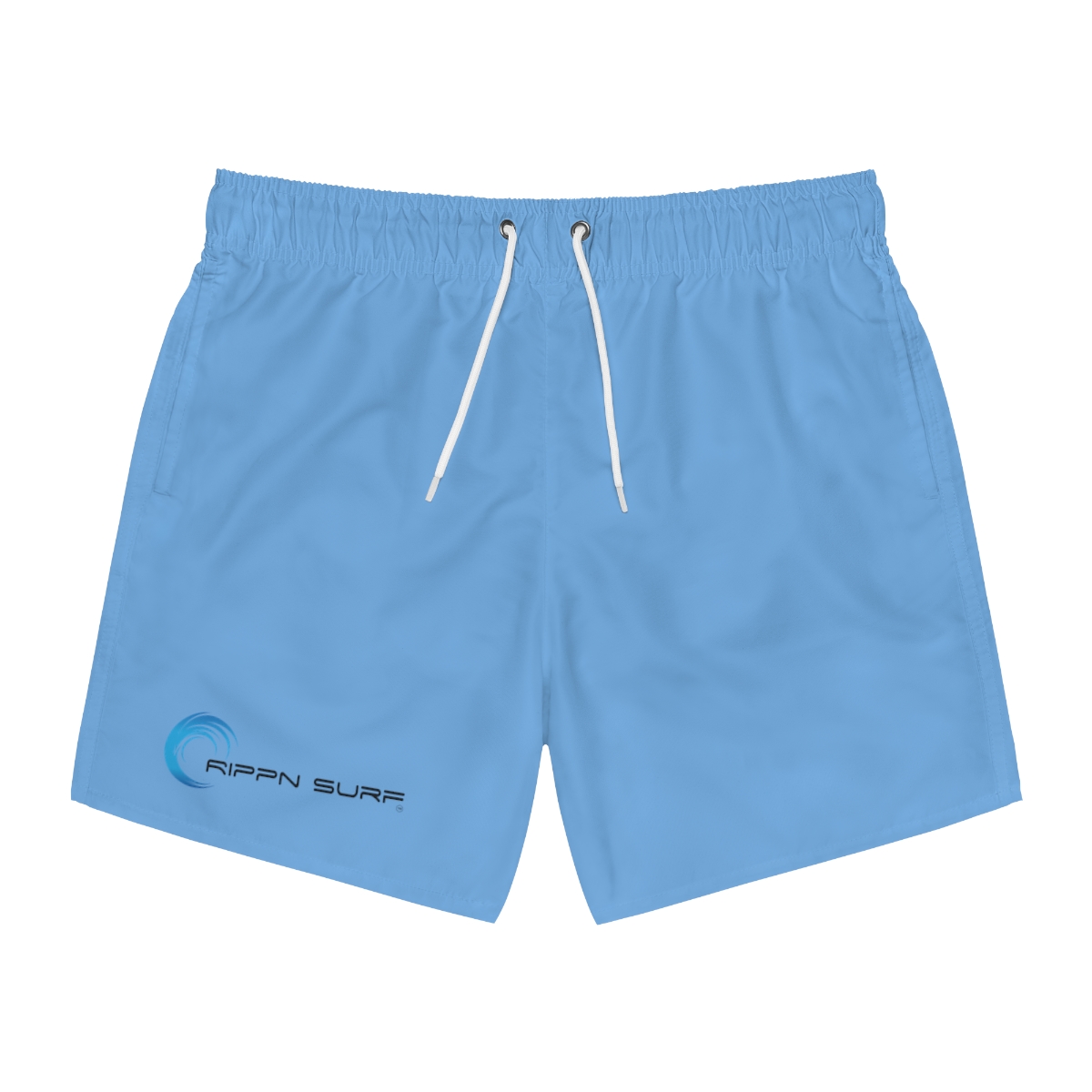 Rippn Surf Ocean Blue Men’s Swim Trunks - Image 38