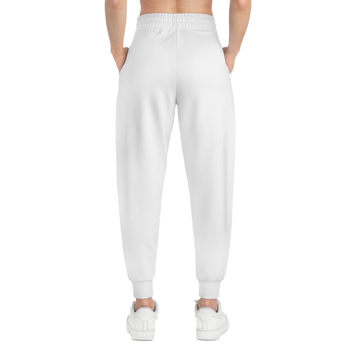 Ripped Men’s Athletic Joggers(Black/White) - Image 7