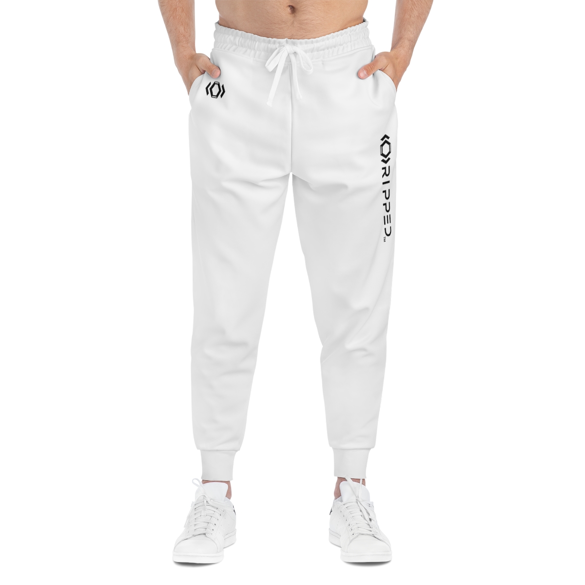 Ripped Vert Hex Men’s Athletic Joggers