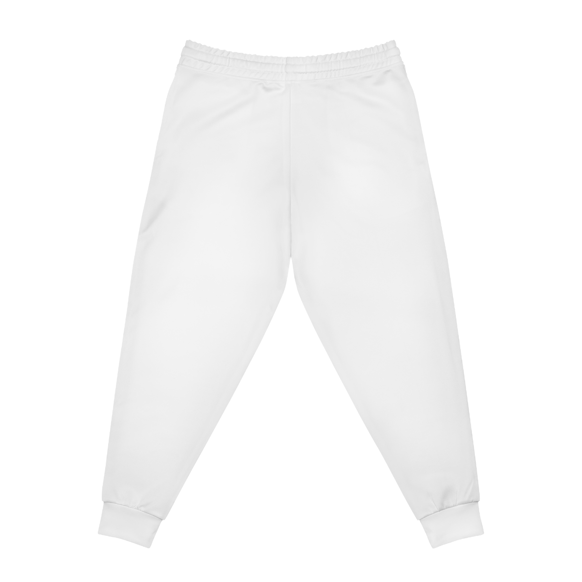 Ripped Vert Men’s Athletic Joggers(Black/White) - Image 3
