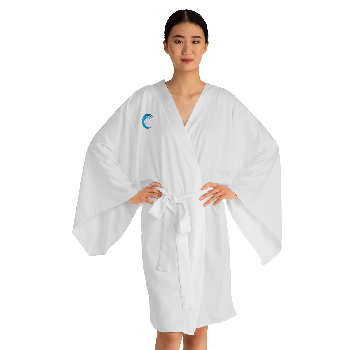 Rippn Surf Wave Women’s Long Sleeve Kimono Robe - Image 5